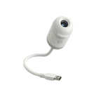 Compact astronaut-themed galaxy star projector with a flexible USB cable, featured on a transparent background for Dreams Setup.