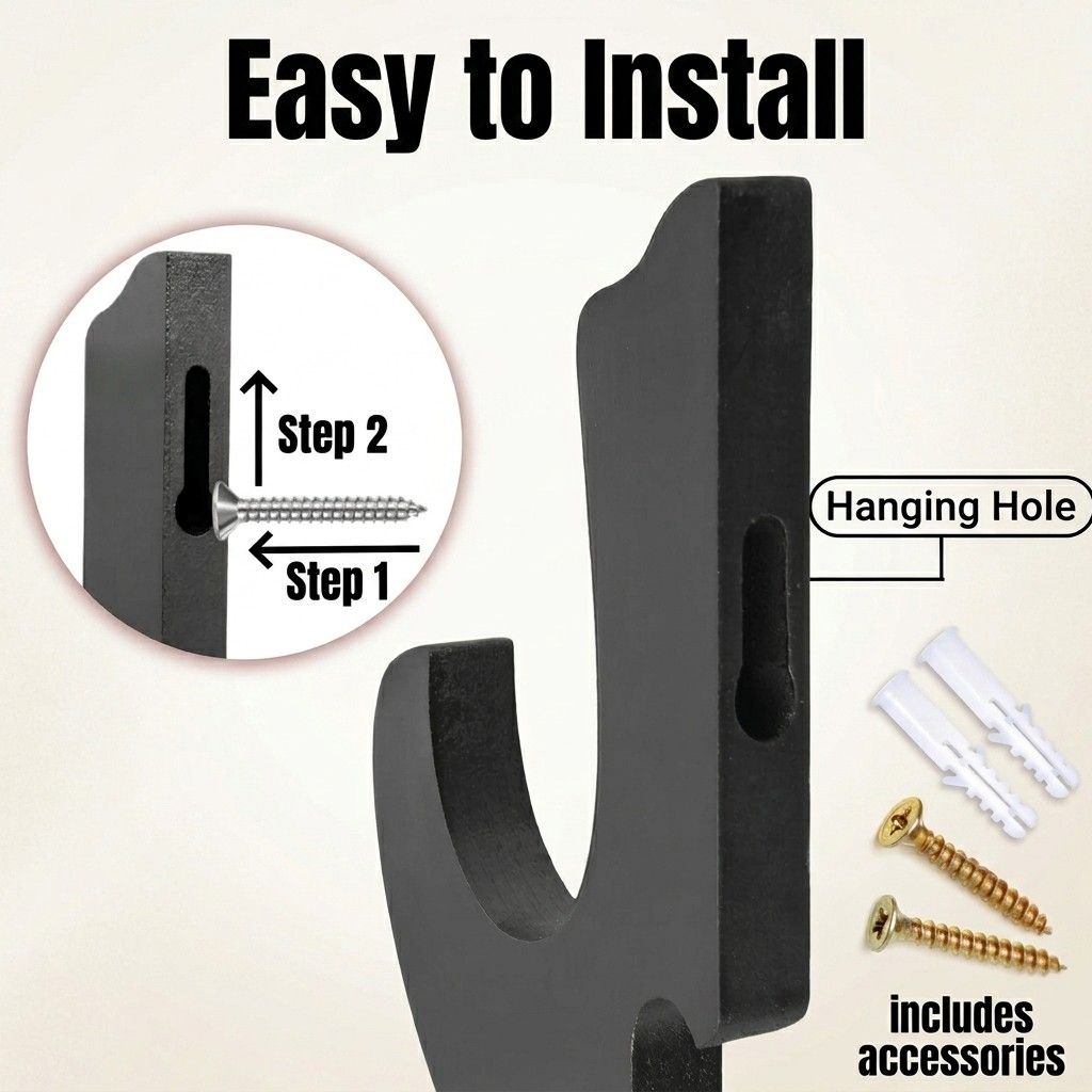 Detailed step-by-step installation guide for katana wall mounts including all necessary hardware accessories from Dreams Setup.